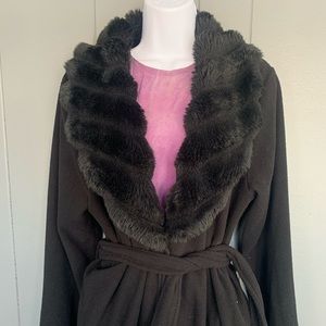 Warm Black Wrap Jacket!